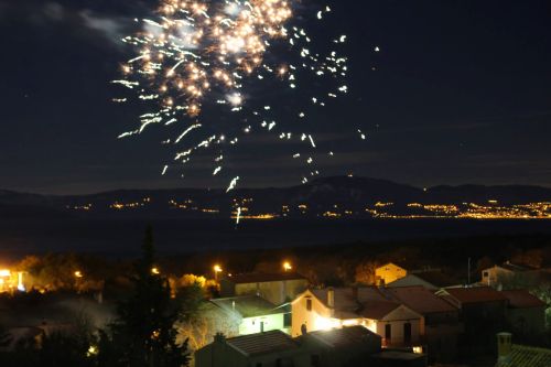 Feuerwerk Silvester 2014/2015 in Sveti Vid bei Malinska