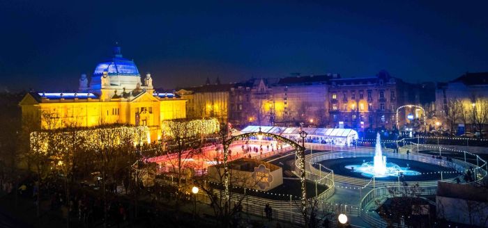 Zagreb Weihnachtsmarkt - Ledeni Park