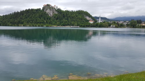 Slowenien Bled - See mit Burg